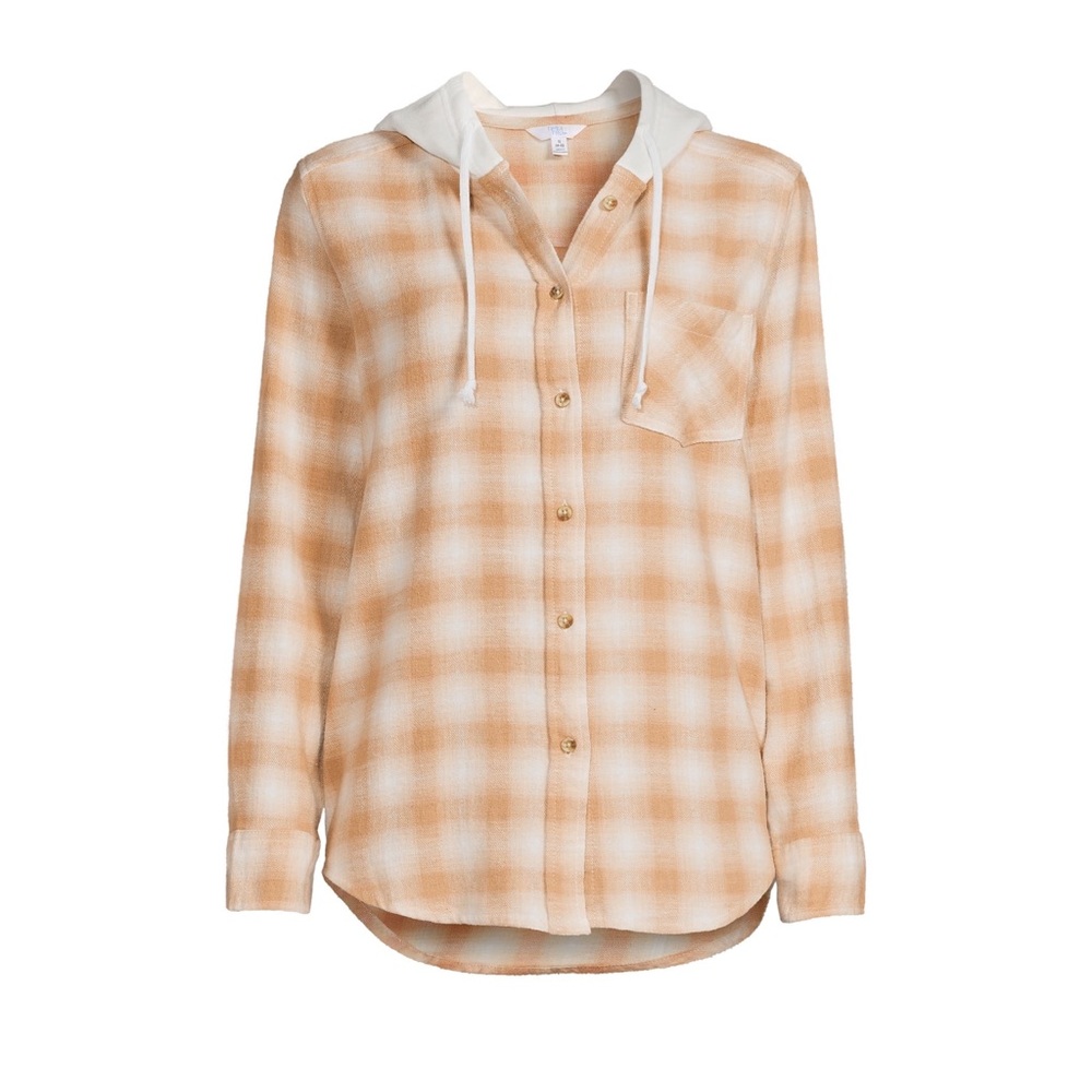 Time and Tru Women’s Hooded Flannel NWT